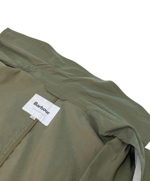 Barbour（バブアー）Barbour (バブアー) ステンカラーコート　玉蟲カラー　structural color グリーン サイズ:38の古着・服飾アイテム