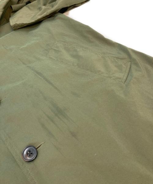 Barbour（バブアー）Barbour (バブアー) ステンカラーコート　玉蟲カラー　structural color グリーン サイズ:38の古着・服飾アイテム