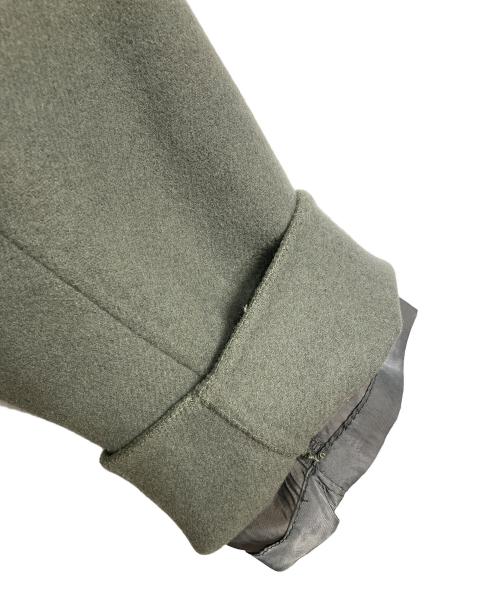 BEAUTY&YOUTH（ビューティーアンドユース）BEAUTY&YOUTH (ビューティーアンドユース) ライトメルトン リバー ダッフルコート　ロングコート　アウター グリーン サイズ:Lの古着・服飾アイテム