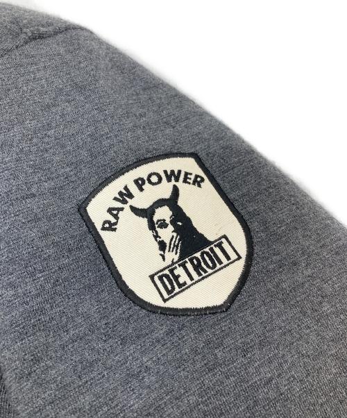 Hysteric Glamour（ヒステリックグラマー）Hysteric Glamour (ヒステリックグラマー) デトロイトガール リブウールジャケット グレー サイズ:Mの古着・服飾アイテム