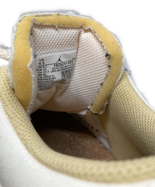 NIKE（ナイキ）NIKE (ナイキ) AIR JORDAN 1 LOW SE ASHEN SLATE ホワイト×ブルー サイズ:UK 8.5の古着・服飾アイテム