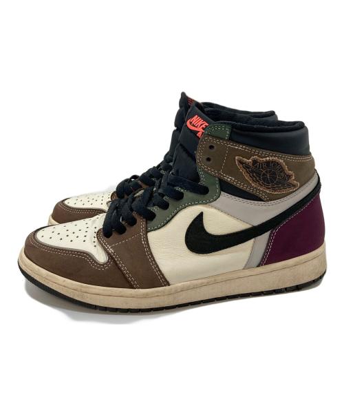 NIKE（ナイキ）NIKE (ナイキ) Air Jordan 1 RETRO HIGH OG Hand Crafted ハンドクラフト ホワイト×ブラウン サイズ:UK8の古着・服飾アイテム