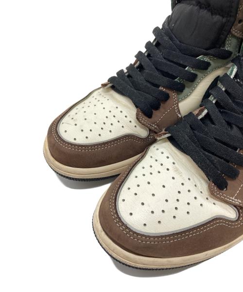 NIKE（ナイキ）NIKE (ナイキ) Air Jordan 1 RETRO HIGH OG Hand Crafted ハンドクラフト ホワイト×ブラウン サイズ:UK8の古着・服飾アイテム
