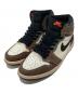 NIKE（ナイキ）の古着「Air Jordan 1 RETRO HIGH OG Hand Crafted ハンドクラフト」｜ホワイト×ブラウン