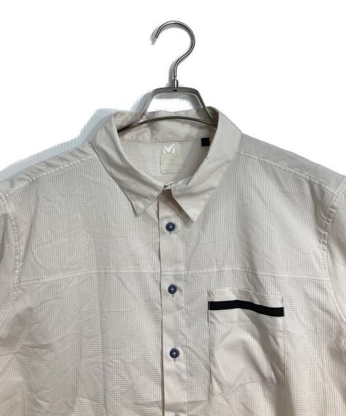 MILLET（ミレー）MILLET (ミレー) アルピシャツ 半袖シャツ ホワイト サイズ:US：L （JP：XL）の古着・服飾アイテム