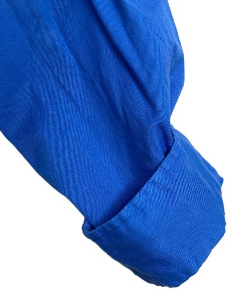 POLO RALPH LAUREN（ポロ・ラルフローレン）POLO RALPH LAUREN (ポロ・ラルフローレン) ミリタリーシャツ　長袖シャツ　FEATHER WEIGHT TWILL ポニー無し ブルー サイズ:Mの古着・服飾アイテム
