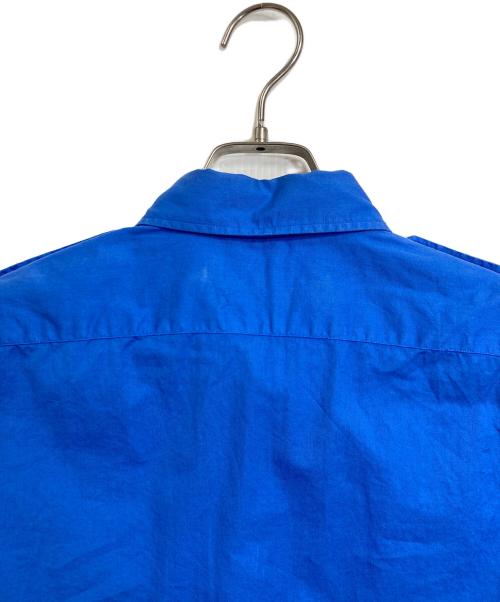 POLO RALPH LAUREN（ポロ・ラルフローレン）POLO RALPH LAUREN (ポロ・ラルフローレン) ミリタリーシャツ　長袖シャツ　FEATHER WEIGHT TWILL ポニー無し ブルー サイズ:Mの古着・服飾アイテム