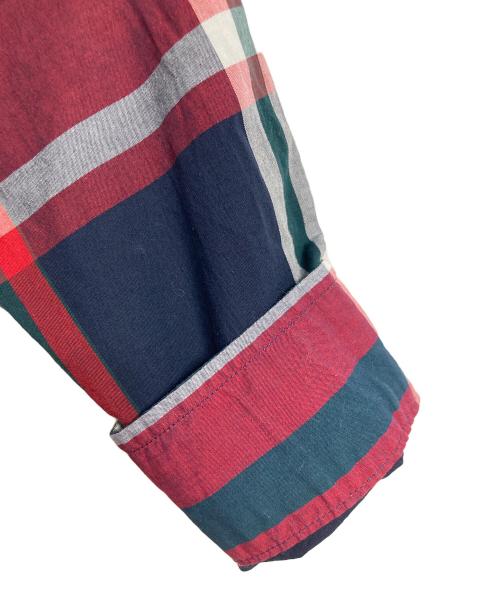 POLO RALPH LAUREN（ポロ・ラルフローレン）POLO RALPH LAUREN (ポロ・ラルフローレン) マドラスチェックシャツ　長袖シャツ　コットンシャツ　ポニー刺繍　NATURAL STRETCH マルチカラー サイズ:L（14ｰ16）の古着・服飾アイテム