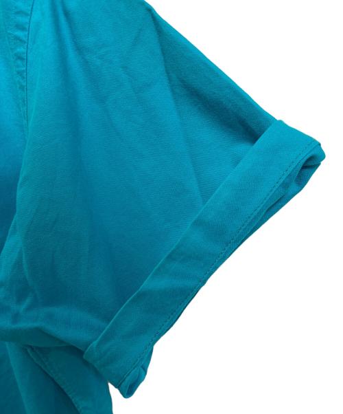 POLO RALPH LAUREN（ポロ・ラルフローレン）POLO RALPH LAUREN (ポロ・ラルフローレン) 【古着】90’S裾ポニーボタンダウン半袖シャツ　90年代　The Big Oxford オーバーサイズ スカイブルー サイズ:Mの古着・服飾アイテム