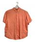 POLO RALPH LAUREN（ポロ・ラルフローレン）の古着「【古着】リネン半袖シャツ　半袖シャツ　麻」｜オレンジ