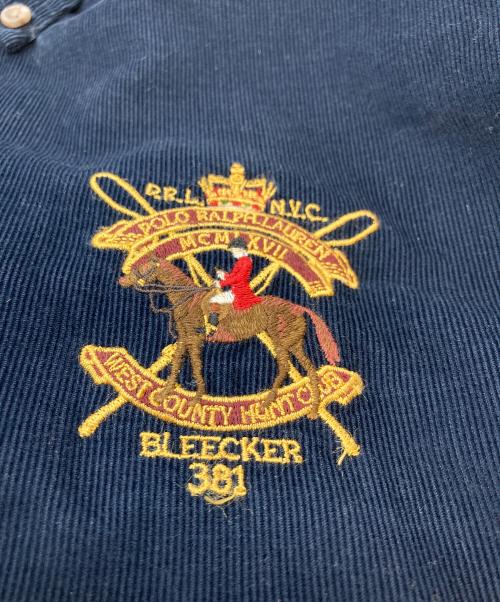 RALPH LAUREN（ラルフローレン）RALPH LAUREN (ラルフローレン) CLASSIC FIT コーデュロイシャツ ネイビー サイズ:Mの古着・服飾アイテム