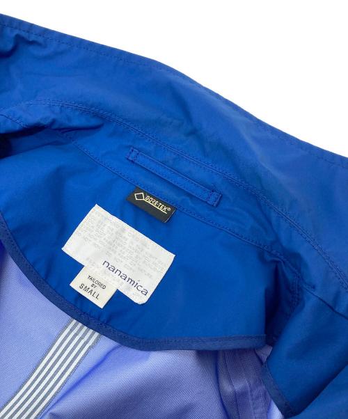 nanamica（ナナミカ）nanamica (ナナミカ) GORE-TEX ショートステンカラーコート　アウター　ライトアウター ブルー サイズ:Sの古着・服飾アイテム