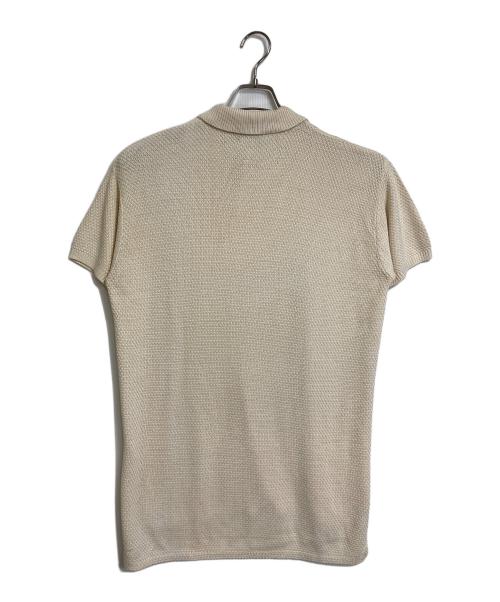 POLO RALPH LAUREN（ポロ・ラルフローレン）POLO RALPH LAUREN (ポロ・ラルフローレン) 【古着】90’S裾ポニーニットポロシャツ　半袖シャツ　90年代 アイボリー サイズ:Mの古着・服飾アイテム