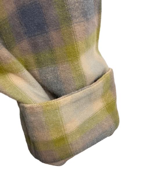 PENDLETON（ペンドルトン）PENDLETON (ペンドルトン) ボードシャツ　長袖シャツ　チェックシャツ　オープンカラーシャツ ベージュ サイズ:Mの古着・服飾アイテム