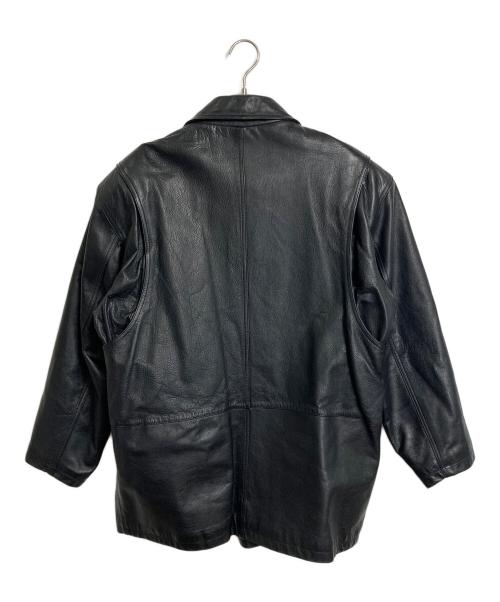 sun avenue（サン アヴェニュー）sun avenue (サン アヴェニュー) レザージャケット ブラック サイズ:Mの古着・服飾アイテム