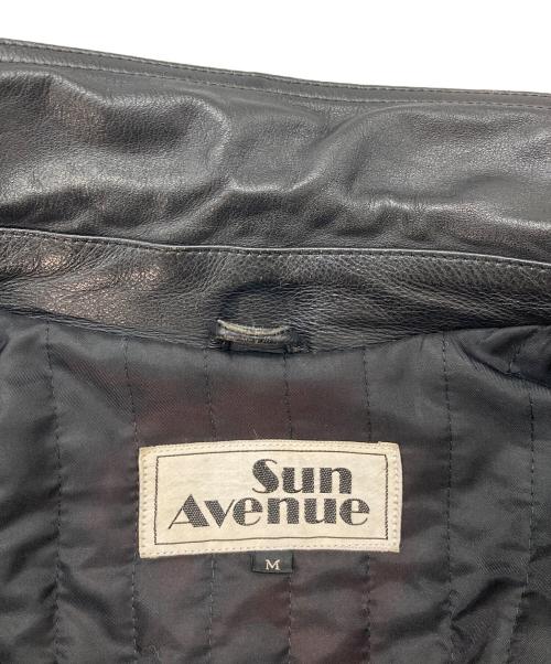 sun avenue（サン アヴェニュー）sun avenue (サン アヴェニュー) レザージャケット ブラック サイズ:Mの古着・服飾アイテム