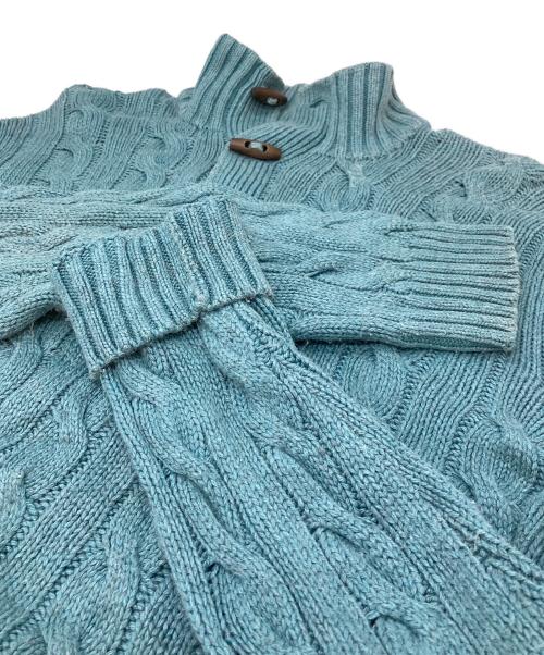 POLO RALPH LAUREN（ポロ・ラルフローレン）POLO RALPH LAUREN (ポロ・ラルフローレン) 【古着】90’S~00’Sシルクケーブルニット　90年代　00年代 グリーン サイズ:XLの古着・服飾アイテム