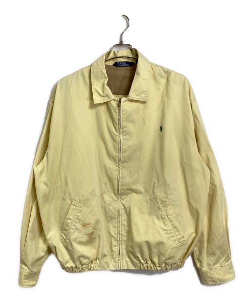 POLO RALPH LAUREN（ポロ・ラルフローレン）POLO RALPH LAUREN (ポロ・ラルフローレン) 【古着】スイングトップ　三角タグ　 イエロー サイズ:Lの古着・服飾アイテム