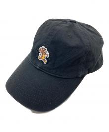KITH×TOM and JERRY（キス×トム アンド ジェリー）の古着「トムとジェリー キャップ サイドボックスロゴ」｜ブラック