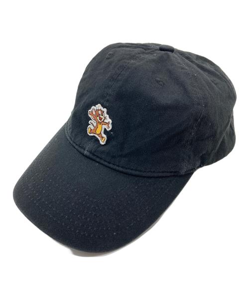 KITH（キス）KITH (キス) TOM and JERRY (トム アンド ジェリー) トムとジェリー キャップ サイドボックスロゴ ブラック サイズ:実寸参照の古着・服飾アイテム