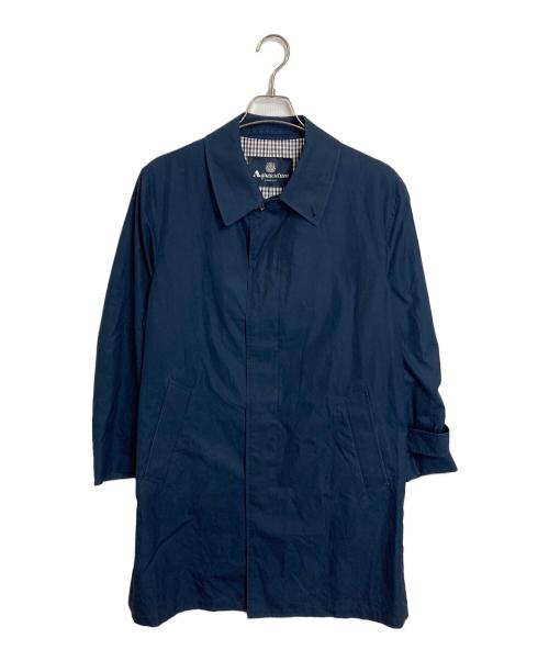 Aquascutum（アクアスキュータム）Aquascutum (アクアスキュータム) ステンカラーコート ネイビー サイズ:36の古着・服飾アイテム