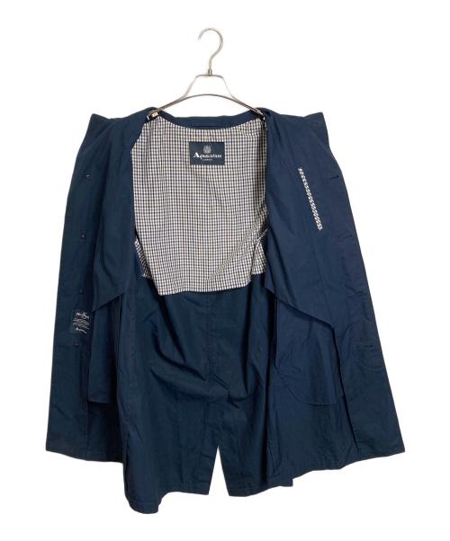Aquascutum（アクアスキュータム）Aquascutum (アクアスキュータム) ステンカラーコート ネイビー サイズ:36の古着・服飾アイテム