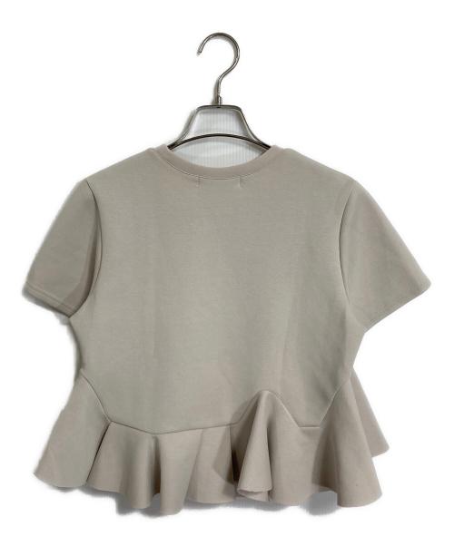 COCODEAL（ココディール）COCODEAL (ココディール) アシメペプラムブラウス ベージュ サイズ:2の古着・服飾アイテム