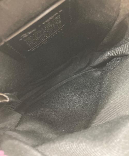 COACH（コーチ）COACH (コーチ) Disney (ディズニー) とんすけ ショルダーポーチ　ショルダーバッグ　ミニバッグ ブラック サイズ:実寸参照の古着・服飾アイテム