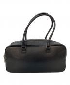 Accessoires De Mademoiselleアクセソワ・ドゥ・マドモアゼル）の古着「ハンドバッグ　ADMJ  セレモニー」｜ブラック