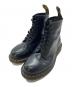 Dr.Martens（ドクターマーチン）の古着「1460 8ホールブーツ  レースアップブーツ」｜ブラック