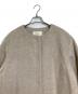 JOURNAL STANDARD relume (ジャーナルスタンダード レリューム) 別注 LANA WOOL 140クルーネックコート ベージュ サイズ:40：9000円