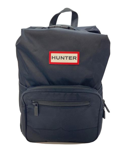 HUNTER（ハンター）HUNTER (ハンター) ナイロン パイオニア ミディアム トップクリップ バックパック ブラック サイズ:実寸参照の古着・服飾アイテム