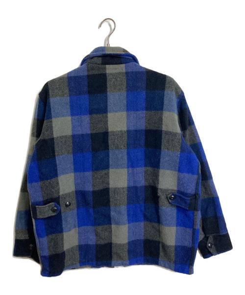 CHIPPEWA（チペワ）CHIPPEWA (チペワ) 【古着】60's チェックジップジャケット　60年代 ブルー サイズ:実寸参照の古着・服飾アイテム