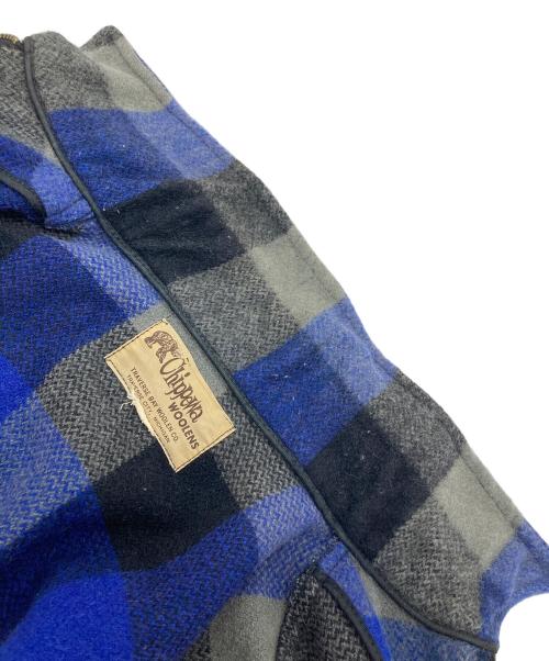 CHIPPEWA（チペワ）CHIPPEWA (チペワ) 【古着】60's チェックジップジャケット　60年代 ブルー サイズ:実寸参照の古着・服飾アイテム