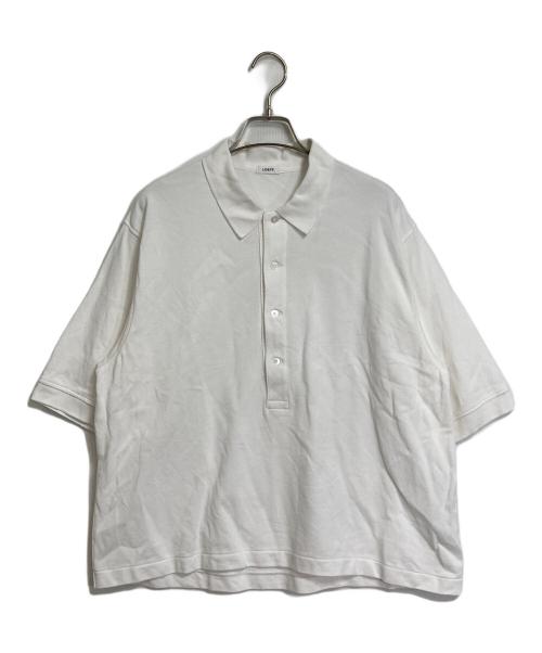 LOEFF（ロエフ）LOEFF (ロエフ) FRAMeWORK別注 ポロシャツ ホワイト サイズ:実寸参照の古着・服飾アイテム