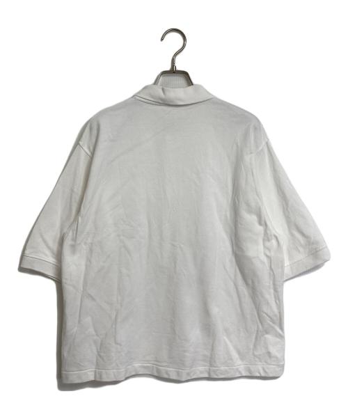 LOEFF（ロエフ）LOEFF (ロエフ) FRAMeWORK別注 ポロシャツ ホワイト サイズ:実寸参照の古着・服飾アイテム