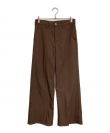 Wrangler（ラングラー）の古着「ワイドランチャーパンツ」｜ブラウン