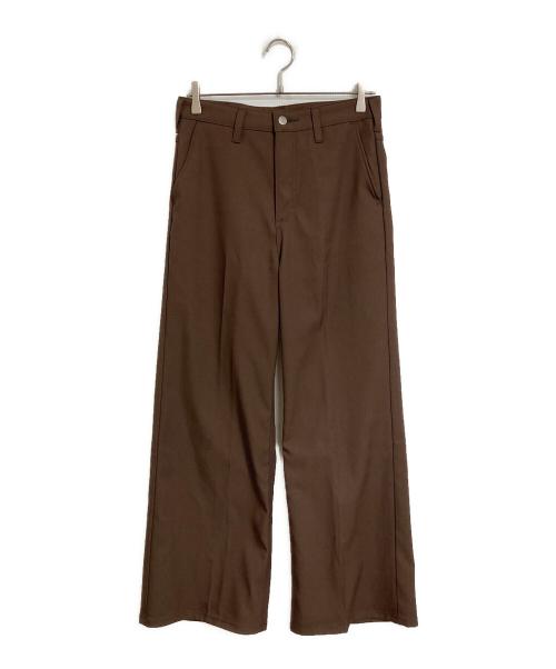 Wrangler（ラングラー）Wrangler (ラングラー) ワイドランチャーパンツ ブラウン サイズ:Mの古着・服飾アイテム