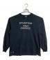 WTAPS（ダブルタップス）の古着「40%uparmored Logo Tee 長袖Tシャツ　ロングスリーブカットソー　日本製」｜ブラック
