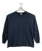 WTAPSダブルタップス）の古着「23SS INGREDIENTS LS COTTON 長袖Tシャツ　ロングスリーブカットソー　バックプリント」｜ブラック