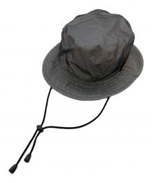 TIGHTBOOTH PRODUCTION（タイトブースプロダクション）の古着「Backside Bleathatec Hat バケットハット　ナイロンハット　日本製」｜グレーシルバー