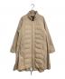 TRUNK HIROKO KOSHINO（トランク ヒロコ コシノ）の古着「ストレッチタフタモッズコート　中綿コート　ラグラン」｜ベージュ