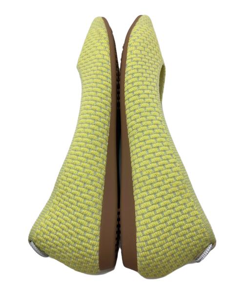 offen（オッフェン）offen (オッフェン) フラットシューズ　カジュアルシューズ　ぺたんこシューズ イエロー サイズ:36の古着・服飾アイテム