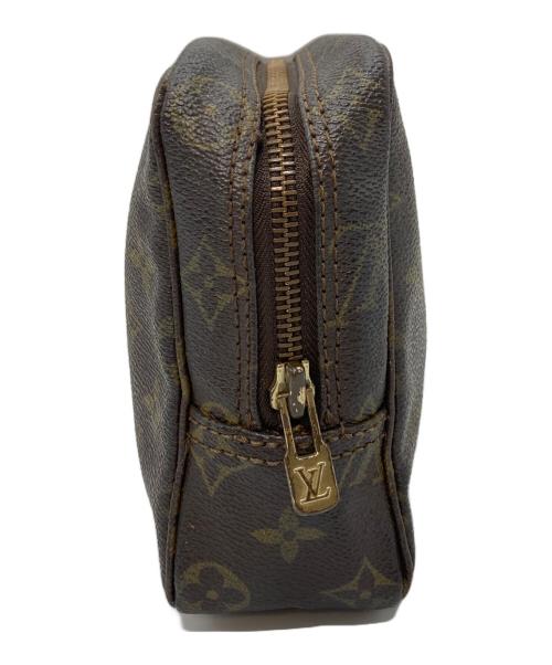 LOUIS VUITTON（ルイ ヴィトン）LOUIS VUITTON (ルイ ヴィトン) コスメポーチ ハンドポーチ セカンドバッグ　モノグラム　トゥルーストワレット23 ブラウン サイズ:実寸参照の古着・服飾アイテム