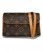 LOUIS VUITTONルイ ヴィトン）の古着「ウエストポーチ　ポシェット　ストラップS」｜ブラウン