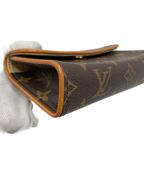 LOUIS VUITTON（ルイ ヴィトン）LOUIS VUITTON (ルイ ヴィトン) ウエストポーチ　ポシェット　ストラップS  ブラウン サイズ:実寸参照の古着・服飾アイテム