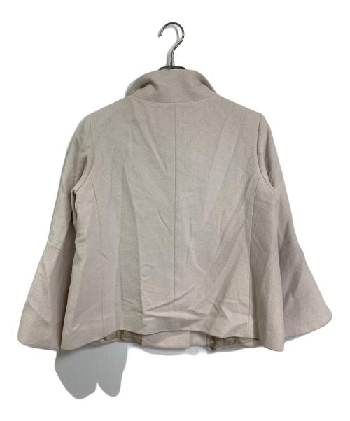 ANAYI（アナイ）ANAYI (アナイ) ウールビーバーショートコート　アウター　ウールジャケット　セレモニー　日本製 ピンク サイズ:38の古着・服飾アイテム