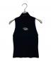DIESEL（ディーゼル）の古着「M-Onervax-Top リブニット Dロゴニット」｜ブラック