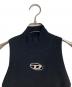 DIESEL (ディーゼル) M-Onervax-Top リブニット Dロゴニット ブラック サイズ:S：14000円