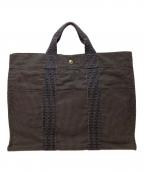 HERMESエルメス）の古着「エールラインMMトートバッグ」｜グレー